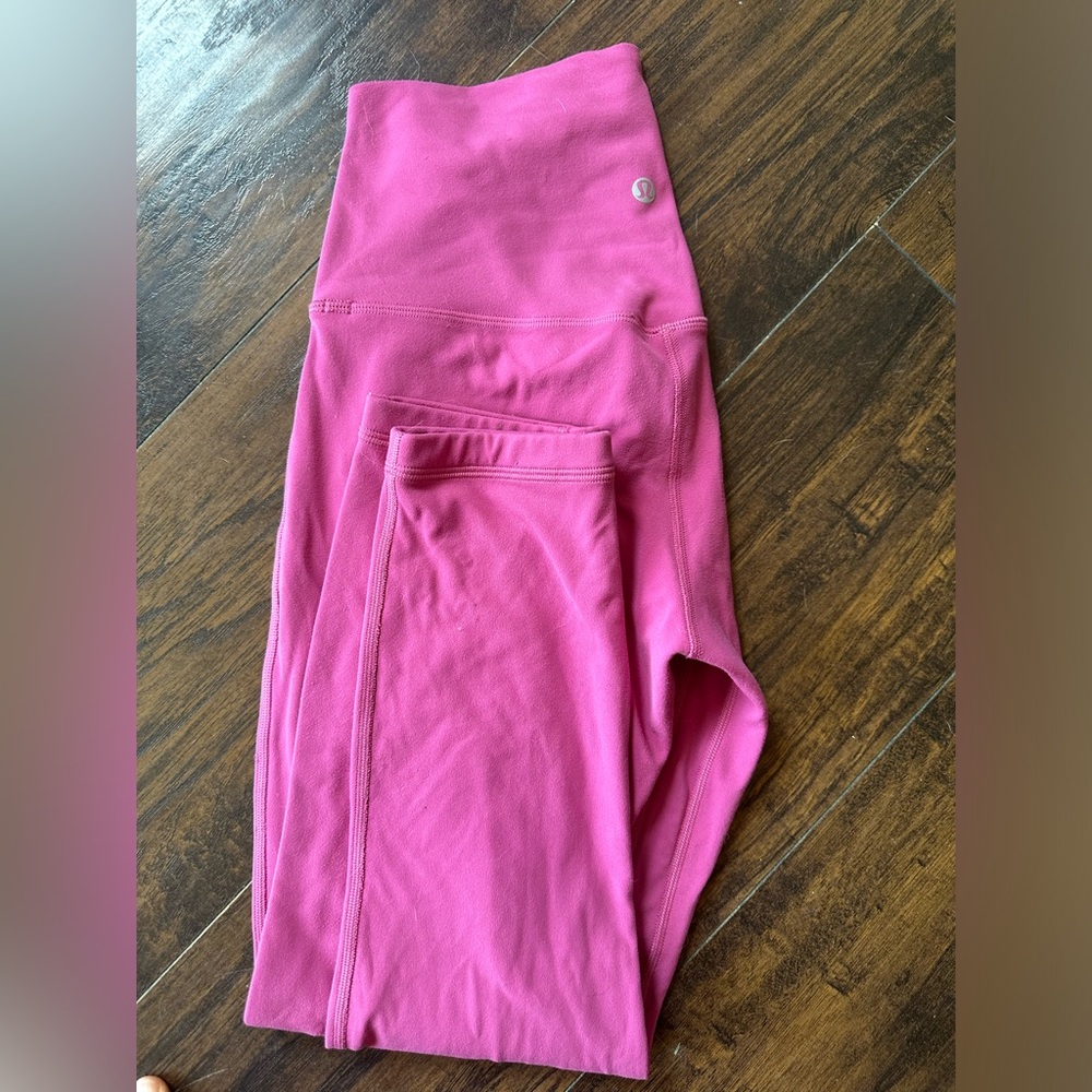 Pink Align Yoga Lululemon Leggings